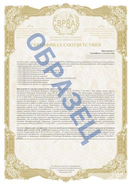 Образец Приложение к СТО 01.064.00220722.2-2020 Лениногорск Сертификат СТО 01.064.00220722.2-2020 